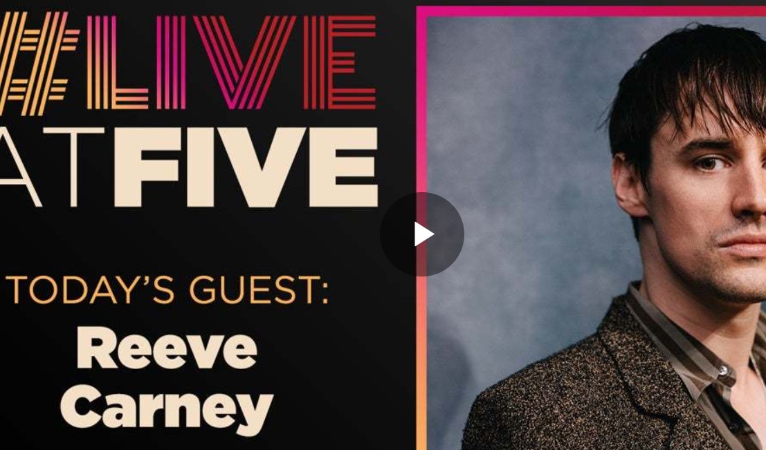 Broadway.com #LiveatFive with Reeve Carney of Hadestown